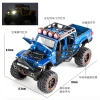1:32 Jeep Large Wheel off-road Edition car model, light and music simulation, Torsion alloy car metal model, car toy Specification image